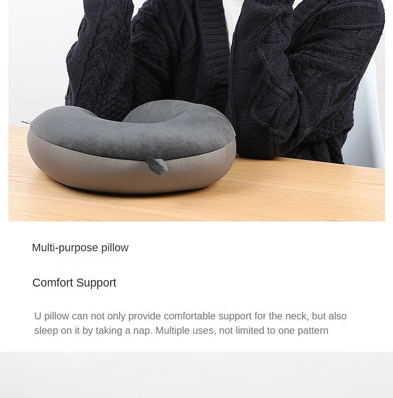 Travel neck pillow made for comfort travel with relaxation