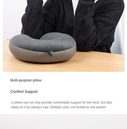 Travel neck pillow made for comfort travel with relaxation