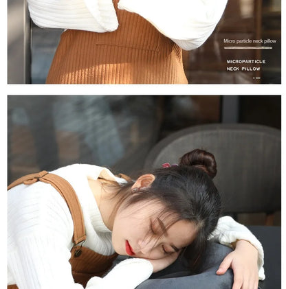 Travel neck pillow made for comfort travel with relaxation