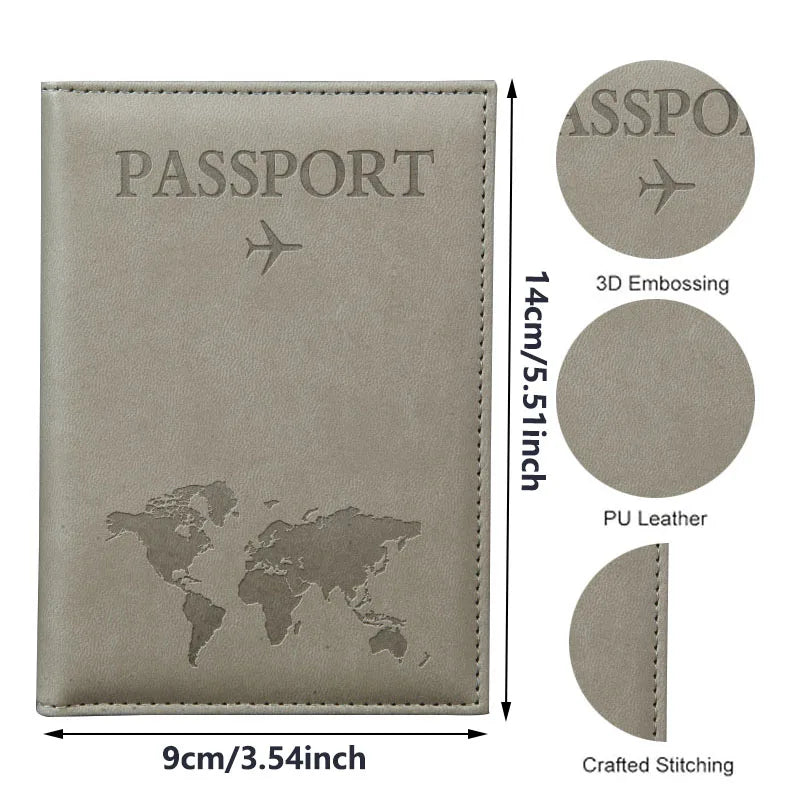 Passport cover designed to travel safe