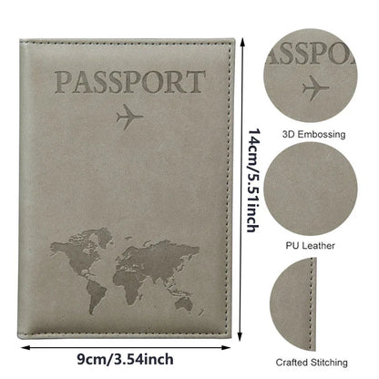Passport cover designed to travel safe