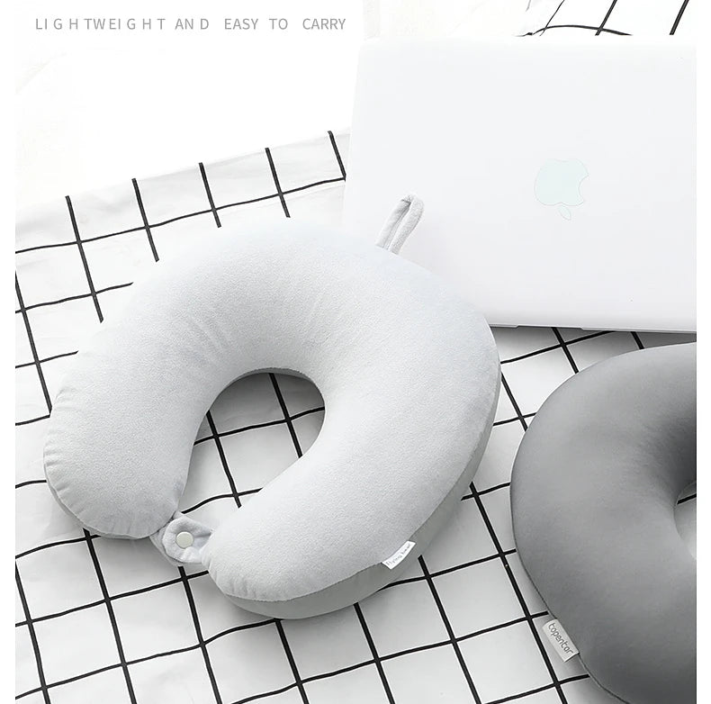 Travel neck pillow made for comfort travel with relaxation