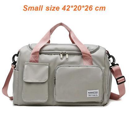 Unisex Travel Bags with shoe compartment with 13 different colour options