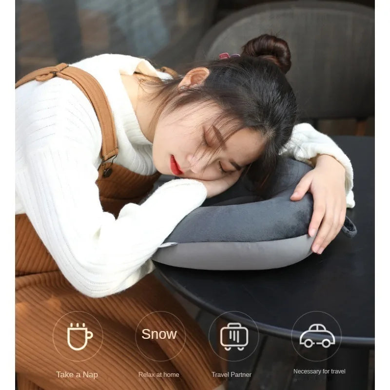 Travel neck pillow made for comfort travel with relaxation
