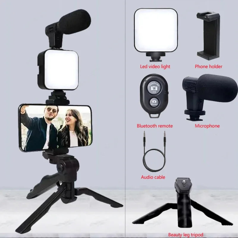 Travel tripod all in-one kit ready for on the go to create unmatchable content!