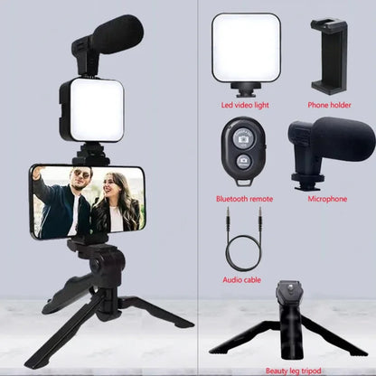 Travel tripod all in-one kit ready for on the go to create unmatchable content!