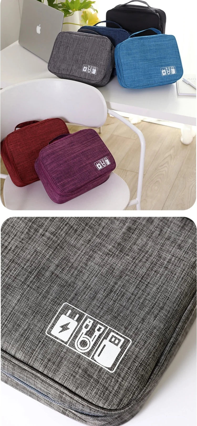 Cable accessories travel case