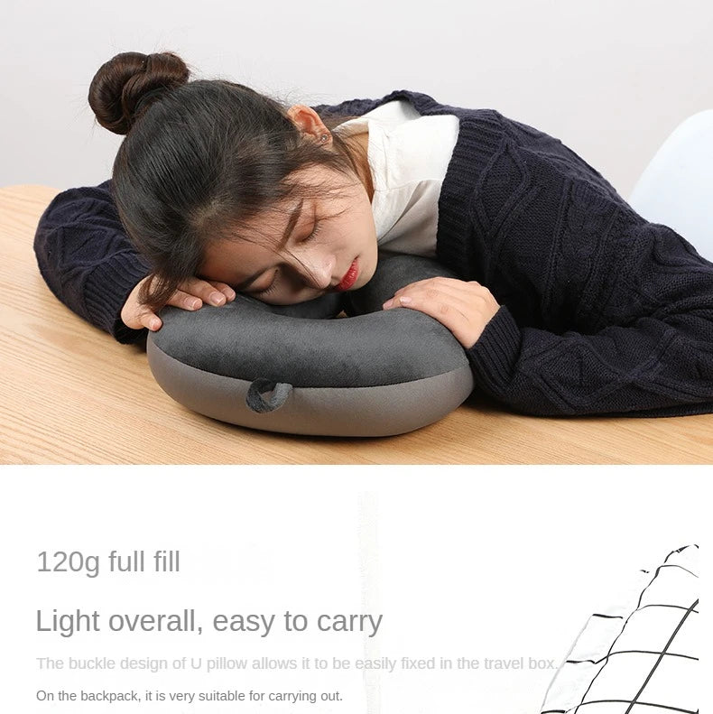 Travel neck pillow made for comfort travel with relaxation