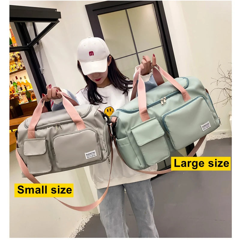 Unisex Travel Bags with shoe compartment with 13 different colour options