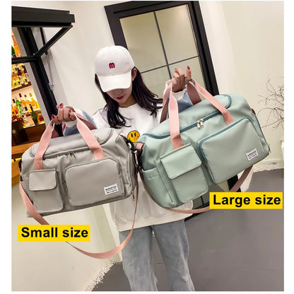 Unisex Travel Bags with shoe compartment with 13 different colour options