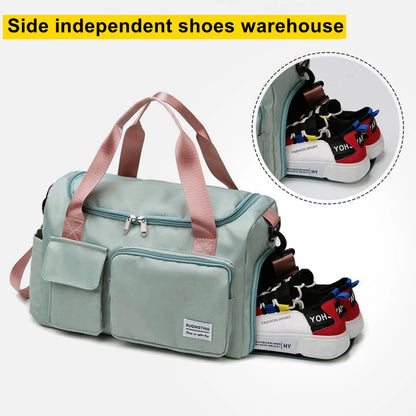 Unisex Travel Bags with shoe compartment with 13 different colour options