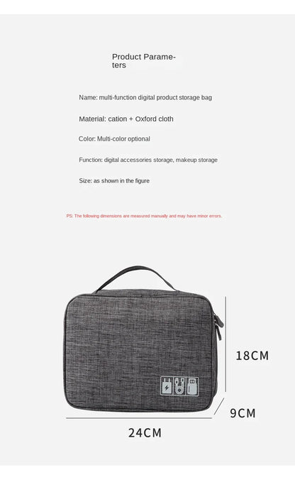 Cable accessories travel case