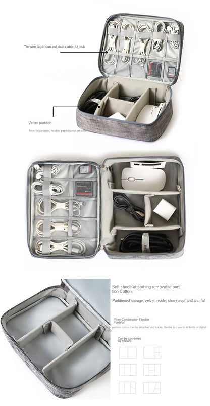 Cable accessories travel case