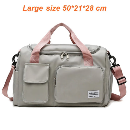 Unisex Travel Bags with shoe compartment with 13 different colour options