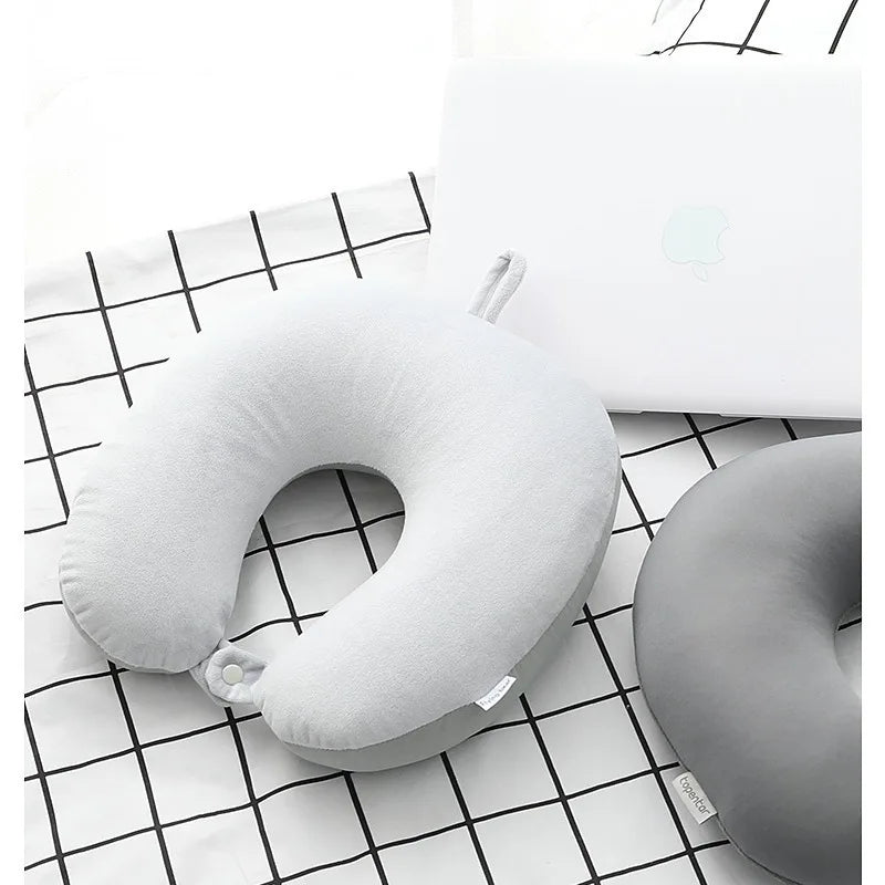 Travel neck pillow made for comfort travel with relaxation