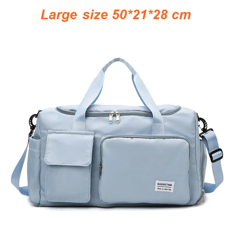 Unisex Travel Bags with shoe compartment with 13 different colour options