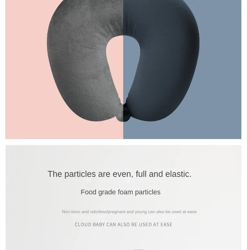 Travel neck pillow made for comfort travel with relaxation