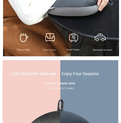 Travel neck pillow made for comfort travel with relaxation